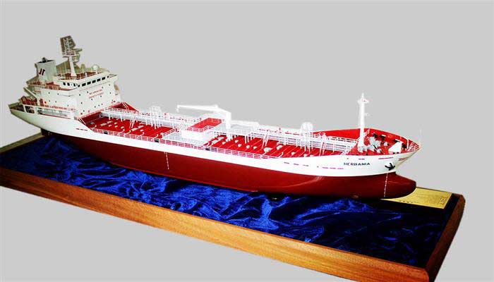 沥青船模型