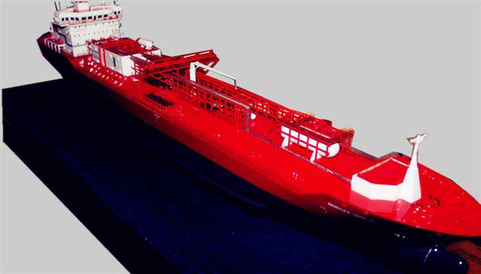 12000吨LPG船模型