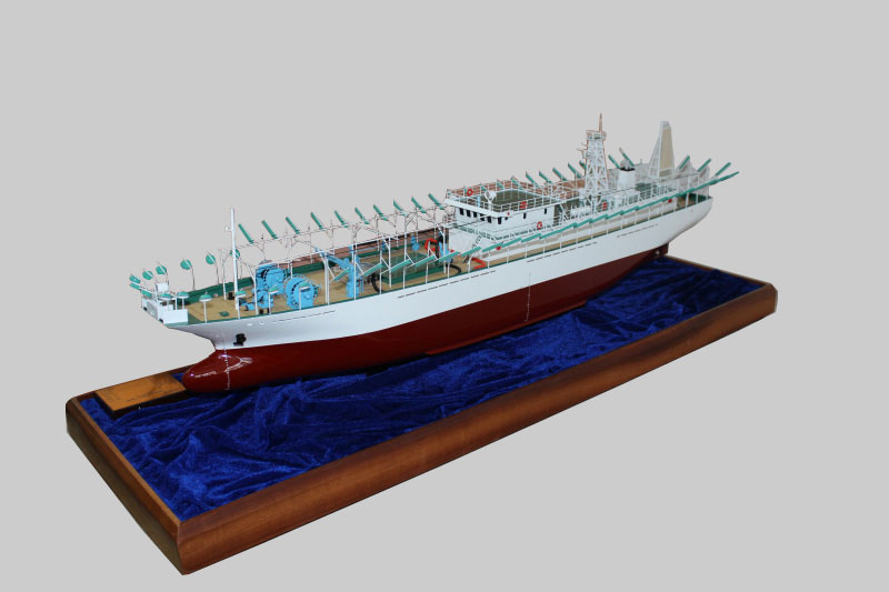 秋刀鱼船模型2