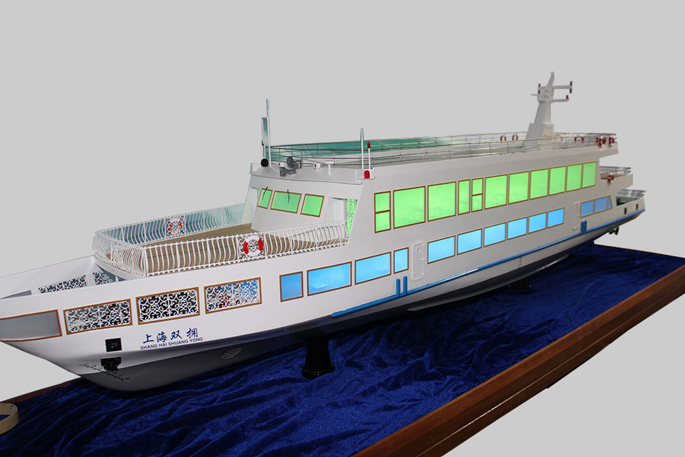 浦江观光船模型