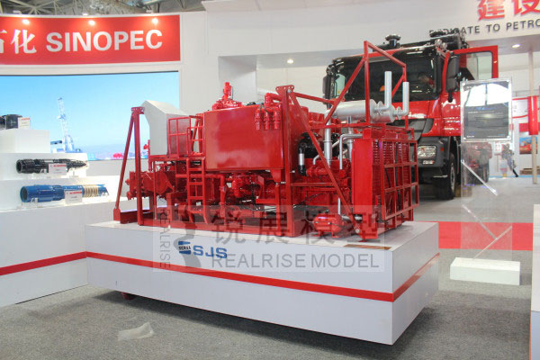 Oil drilling equipment mokcup