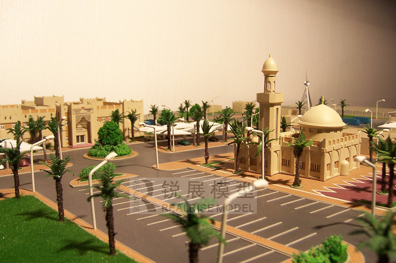卡塔尔大使馆建筑沙盘