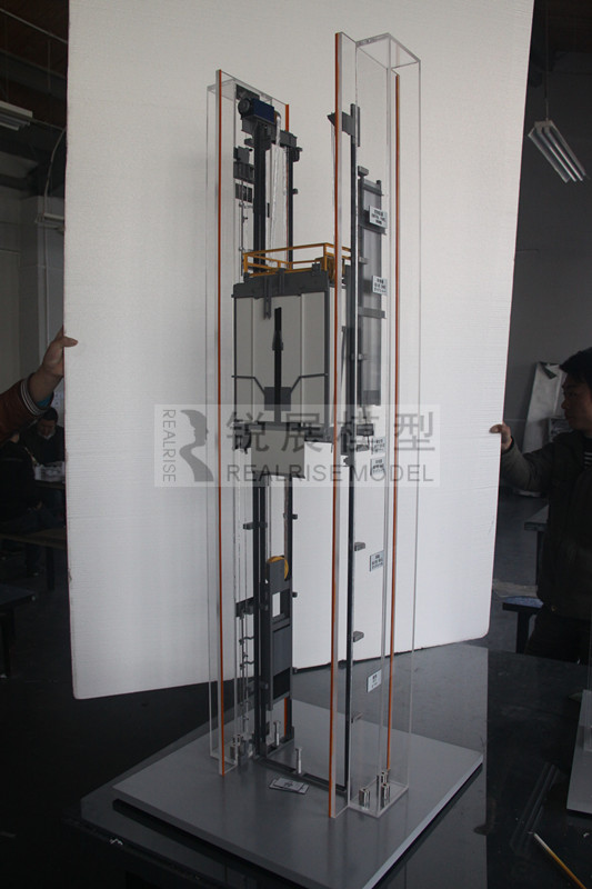 Elevator system demonstration mockup